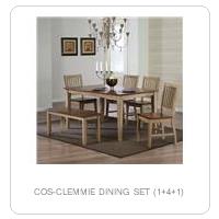 COS-CLEMMIE DINING SET (1+4+1)